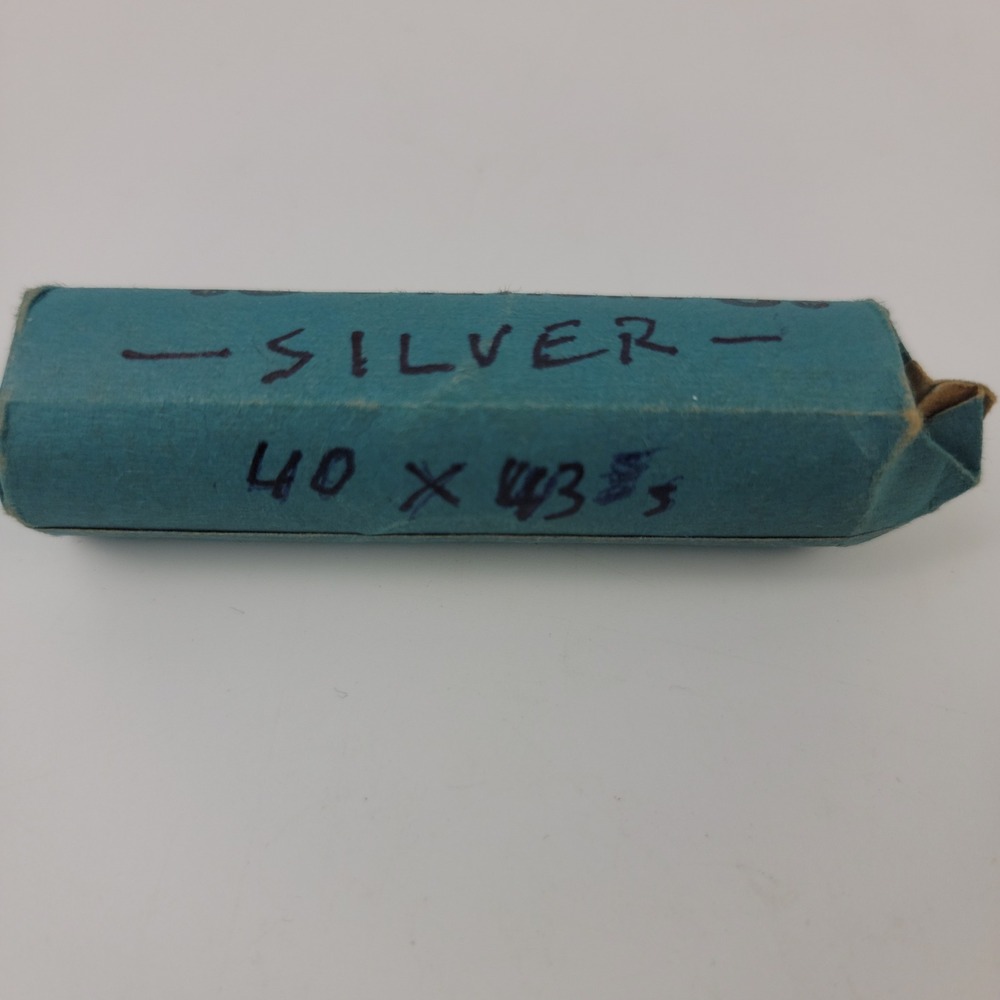 40 Count Roll 35% Silver Jefferson War Nickels S Mint Mark WWII Era $2 Face